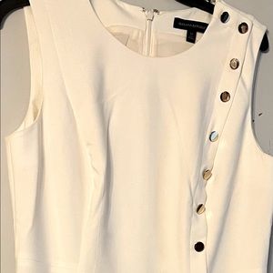 Banana Republic white Classy white dress. Great condition!